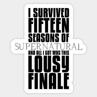 This Lousy Finale Sticker